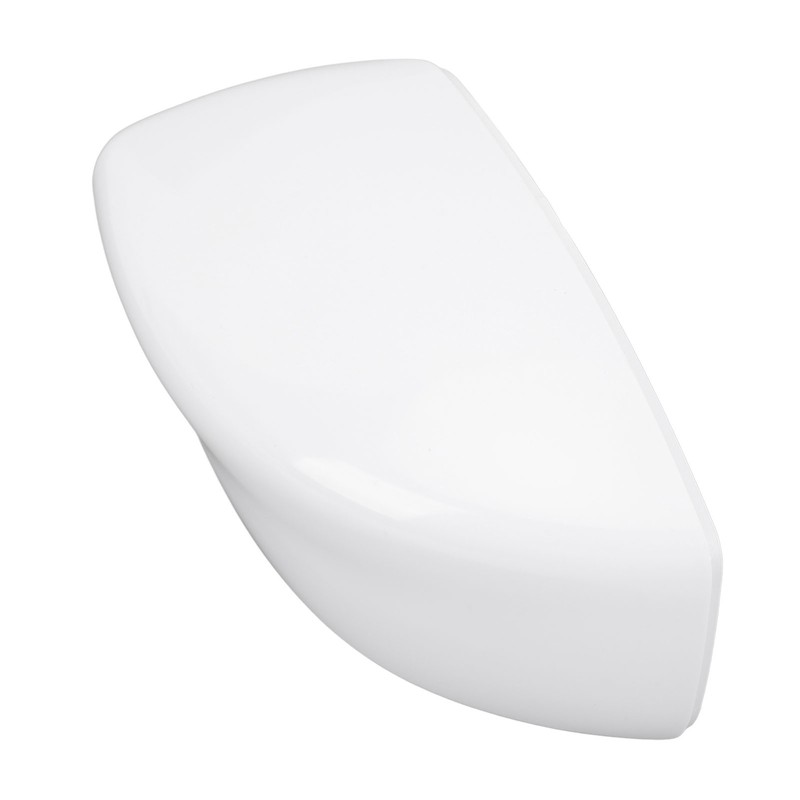 Side Mirror Cover Exterior Rearview Mirror Cover Cap Unpainted White