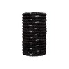 L. Erickson Grab & Go Ponytail Holders, Black, Set of