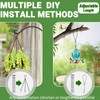 Mikniri 6 Pack 11 Inch Plant Hanger,Black Hanging Chains with