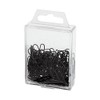 Wedo 901244200 metal plastic coated paper-clips, 27 mm, pack of