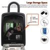 Extra Large Key Storage Security Lock,V-Resourcing Door Knob Mounted,Resettable 4