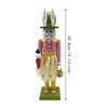 Perfeclan Easter Bunny Nutcracker Decor Nutcracker Figure, Traditional Rabbit Decoration