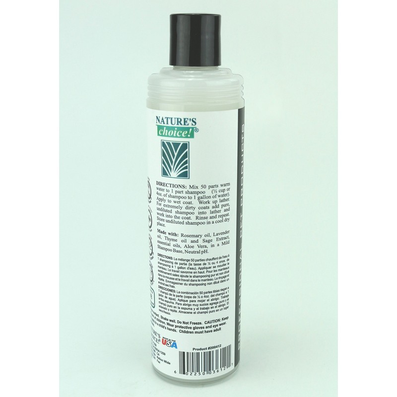 Nature's Choice Tri-Herbal Plus Shampoo 50:1 11.7 fl. oz.