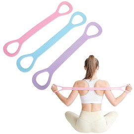 Ligas De Resistencia Set 3 Piezas, Bandas De Resistencia Elásticas para Ejercicio, Bandas Elásticas de Fitness para Glúteos, Piernas, Yoga, Pilates y 