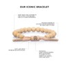Rastaclat Beaded Bracelet for Men and Women - Manifest Tan