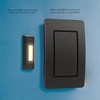 Heath Zenith Wired Mechanical Doorbell Chime Kit, Black, Plastic, Lighted,