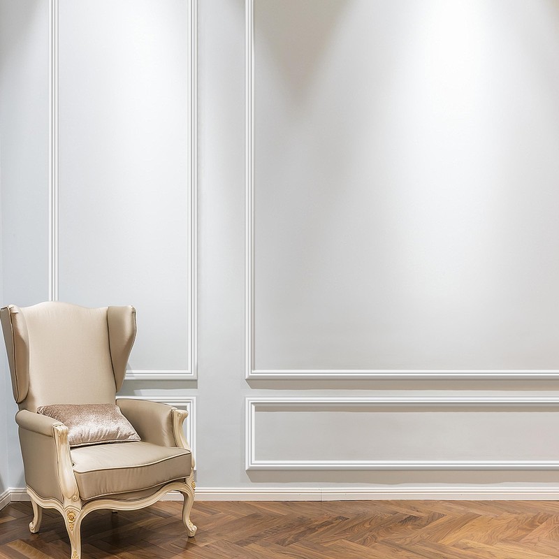 moonoom 20 Ft x 1.6''Wall Decoration Molding Trim,Self-Adhesive 3D Chair