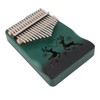 Finger Thumb Piano 17 Keys Exquisite Engraved Pattern Wood Kalimba