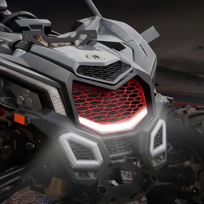 A & UTV PRO Front Grille with Integrated LED Light