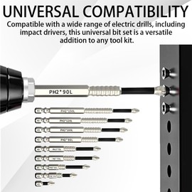 K5 Impact Resistant Non Slip Bit Set – 2025 New Strong Magnetic Screwdriver Drill Bits, Universal, High Magnetic, for Electric and Impact Drivers