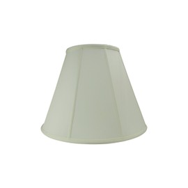 Deep Empire Shantung Silk Softback Lamp Shade | Off White Eggshell color , 14 Inch by UpgradeLAMPS