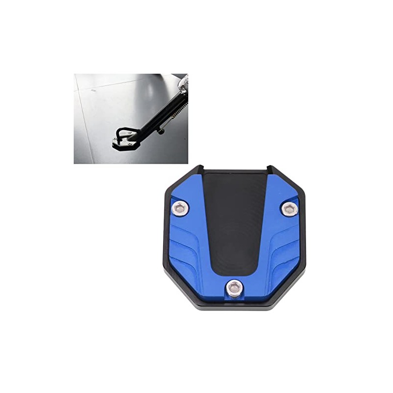 Motorcycle Kickstand Plate, Universal Motorcycle Aluminium Alloy Side Stand Extension