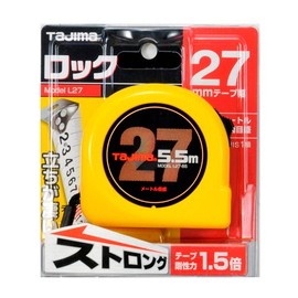 タジマ(Tajima) コンベックス 剛厚テープ5.5m×27mm ロック27 L27-55BL