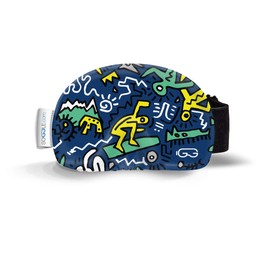 SOGGLE Ski Goggles Protective Cover Microfibre One Size Doodle Blue