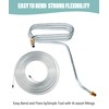 YAKEFLY 25 Ft Flexible Tube Line Roll,1/4" Brake Line Tubing