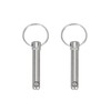 sourcing map Quick Release Pin, Dia 5/16"(8mm) Usable Length 1.34"(34mm)