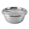 3 In 1 Colander Strainer Set Stainless Steel Rice Washing