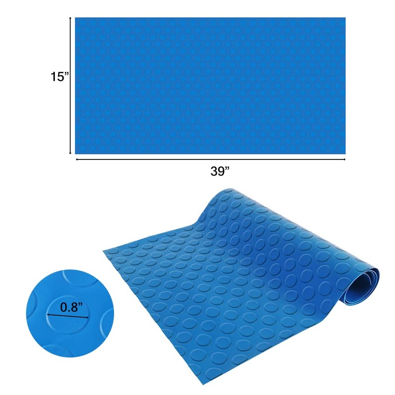 YESEEM Large Swimming Pool Ladder Mat, 15"x39" Protective Non-Slip Pool