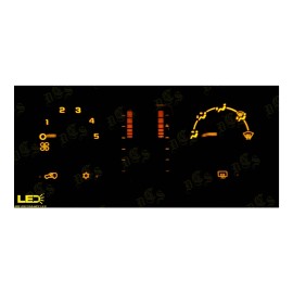 360 LED High Performance 03-06 Yellow DiY Led Upgrade Kit Climate Control Silverado Sierra Escalade H2 GM