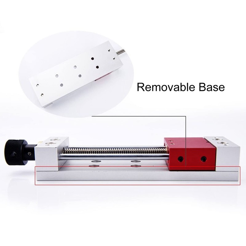 0-100mm Clamping Range Aluminium Alloy Bench Vice, Mini Drill Press