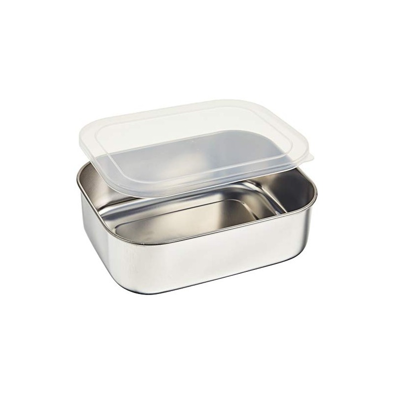 Sudokyo SUS430 18-0 Stainless Steel Square Freezer, Large