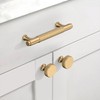 Coinkoly 10 Pack Champagne Bronze Cabinet Pulls Knurled Cabinet Knobs