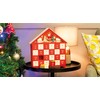 Wooden Advent Calender with 24 individual Drawers and Lights