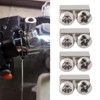VGOL 50 Packs M3 Double Hole Wire Rope Clamps 10x5mm,