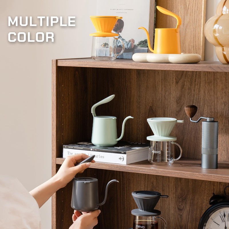 Pour Over Coffee Maker Set, Pour Over Kettle, Coffee Dripper,