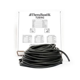 TheraBand Widerstandstrainer Tubing 30,50 m 30,50 m, Schwarz | Extra schwer, OneSize