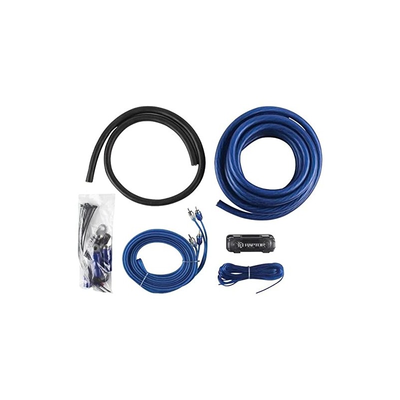 Raptor R2AK0 Bulk Series R2 Amp Installation Kit (1/0 Gauge)
