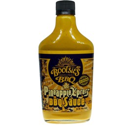 Pineapple Xpress BBQ Sauce, Mustard BBQ Sauce with Pineapple Puree, Gluten-Free Pork Marinade Sauce, 16 ounces