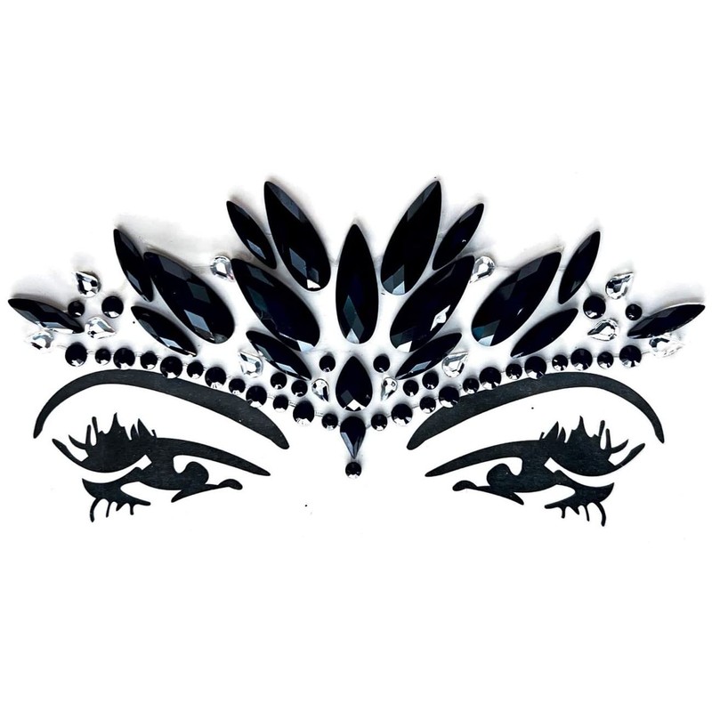 BFG34x4 Face Glitter Gemstones Sticker Glitter Rhinestones Face Makeup and