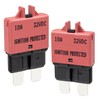 NuIth Manual Reset Mini Fuse Circuit Breakers 10A, E39 Low