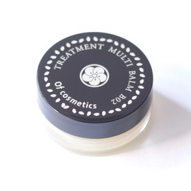 Of Cosmetics Treatment Multi Balm B02 0.3 oz (8 g), Citrus & Herb Scent (For Whole Body Use, 100% Naturally Derived Ingredients), Lip Balm, Nail Balm, Body Balm, Hair Balm, Rice Butter Blending, OB