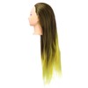 Gradient Wig Hair Mannequin Head Hairdressing Styling Training Braiding Doll