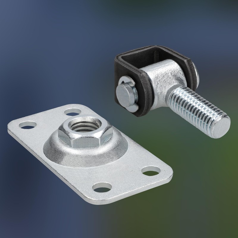 KOTARBAU® Set of 2 Adjustable Door Hinges M12 for Screwing