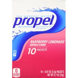Propel Zero Raspberry Lemonade Water Beverage Mix, 10 count, 0.7 oz