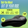 KT-Sports Gel Bike Seat Cover Bicycle Saddle Most Comfortable Seat.