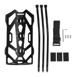 Bike Cargo Cage, Bike Front Fork Cage with Fixing Straps, Waterproof Bicycle Fork Mount Water Bottle Cage, Portable Cycling Pack Bike Pannier for Mountain Bikes