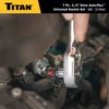 Titan 66860 7-Piece 1/4-Inch Drive SAE Auto Flex Universal Socket