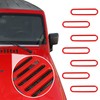 SQQP Cubierta de ventilación para capó, Accesorios Exteriores ABS para