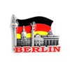Designo Berlin (Germany) - 3D Metal Fridge Magnet for Kitchen