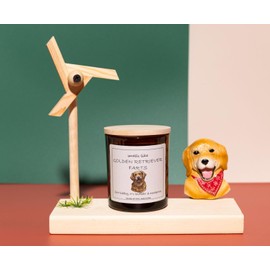 Golden Retriever Gifts & Decor,Dog Mom Gifts, Smells Like Golden Retriever Farts Candle - Lavender & Eucalyptus, Crafted by Natural Soy Wax & Natural Essential Oils