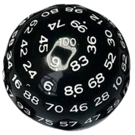 Quikaboo 100 Sided Dice 100 Sided Dice 100 Sided Dice Board Game