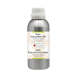 Greenwood Essential Pure Cucumber Oil (Cucumis sativus) Cold Pressed 630ml (21 oz)