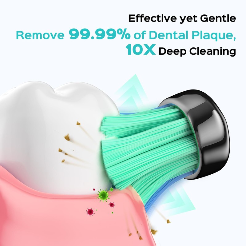 COSLUS Electric Toothbrush Replacement Heads: for DY-108Pro Electric Toothbrush Electric