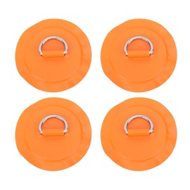 LIYJTK Inflatable Boats D Rings Patch, 4pcs Round PVC Patch Stand Up Paddleboard Kayak Canoe Ring Accessories Watercraft Parts for Boat