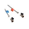 Aumix 15mm x 12mm Isolating Valve with Handle UK Compression