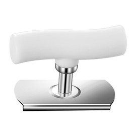 Stainless Steel Can Opener with Green Handle, Easy to Use Manual Can Opener for Home Kitchen, Effortless Can Opener for Seniors and Arthritic Hands(white)